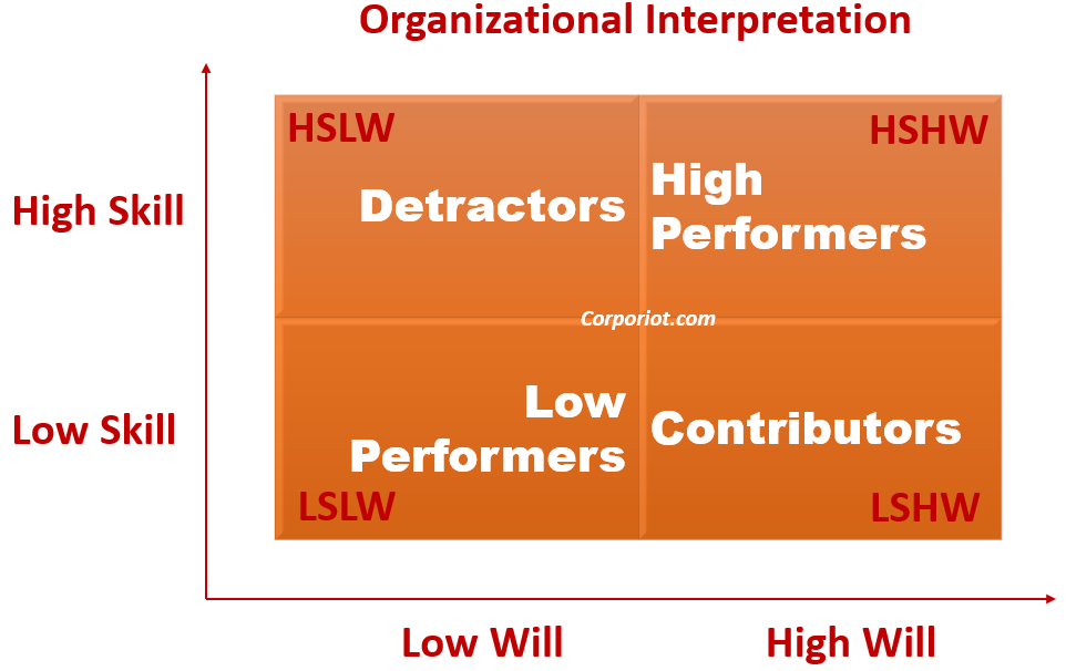 Organizational Perspective of the Skill Will Matrix